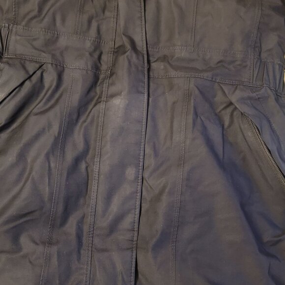 The North Face Black Goose Down HyVent Parka with Removable Faux Fur Hood Sz S-P - Picture 5 of 15